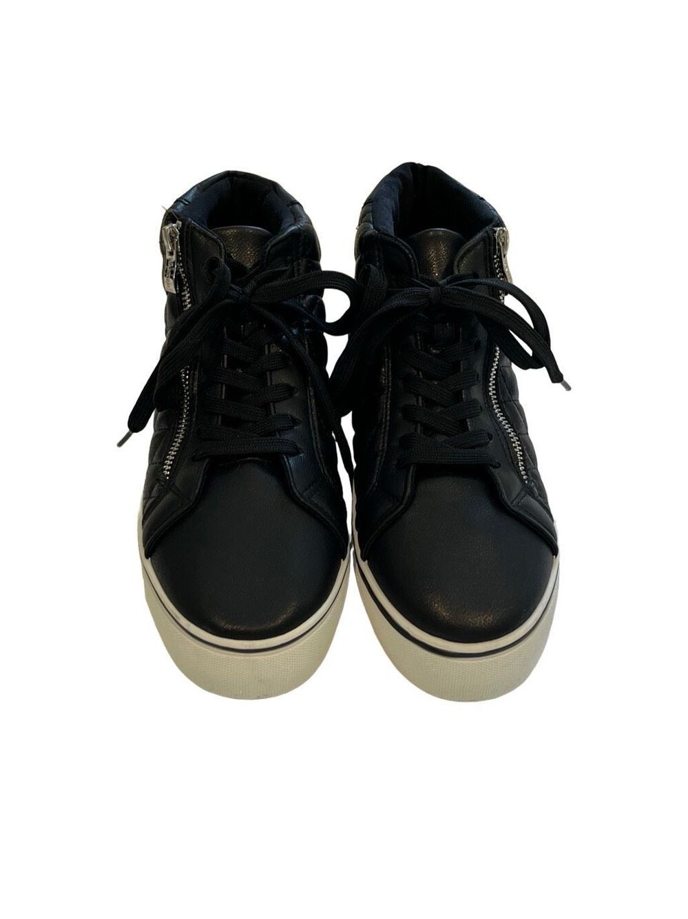 Wanted “Hudson” black ankle platform sneakers - 8.5